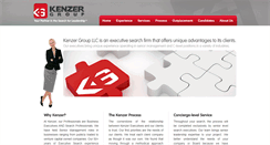 Desktop Screenshot of kenzergroup.com