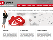 Tablet Screenshot of kenzergroup.com